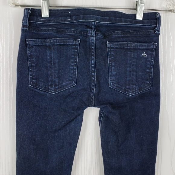 Rag & bone Skinny Moto Jean Size 25 - Picture 7 of 9